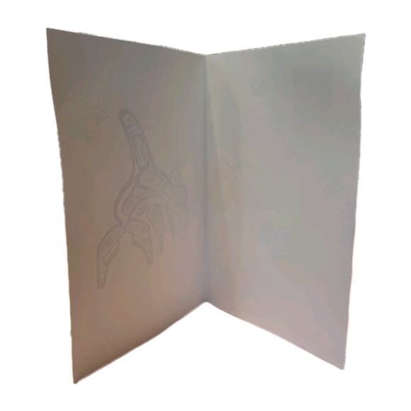 Bill Reid Signed Haida Killer Whale SKAANA Copper Canadian Art Card 6x9 Envelope - Picture 6 of 9